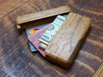 Wood Wallet And Business Card Holder 3 small