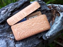 Wood Wallet And Business Card Holder 5 small