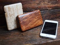 Wood Wallet And Business Card Holder 6 small