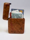 Wood Wallet And Business Card Case 5 small