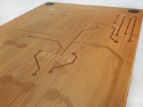 Alder Wood Custom Made Dining Table 2 small