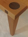 Alder Wood Custom Made Dining Table 4 small