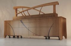 Headboard, Dresser, Bedside Tables 2 small