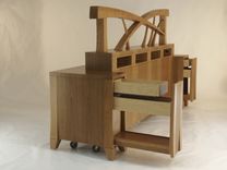 Headboard, Dresser, Bedside Tables 4 small