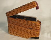 Wood Wallet And Business Card Case 1 small