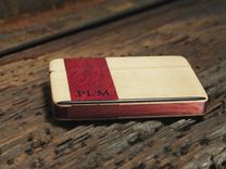 Wood Wallet And Business Card Holder 4 small