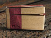 Wood Wallet And Business Card Holder 5 small