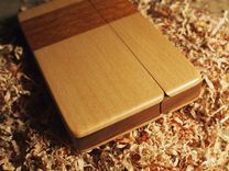 Wood Wallet And Business Card Case 4 small