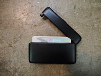 Ebony Wood Wallet And Business Card Case 3 small