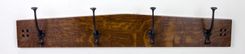 Craftsman Style Cast Iron Hook Coat Rack 4 small