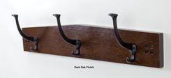 Craftsman Style Cast Iron Hook Coat Rack 5 small