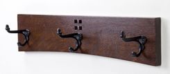 Arts And Crafts / Mission Cast Iron Hook Coat Rack 1 small