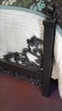 Custom Made Rustic King Iron Bed 2 small