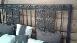 Custom Made Rustic King Iron Bed 3 small