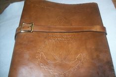 Custom Leather Coast Guard Chief Charge Book 1 small