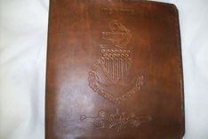 Custom Leather Coast Guard Cpo Charge Book 1 small