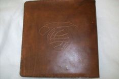 Custom Leather Coast Guard Cpo Charge Book 3 small