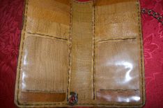 Custom Leather Biker Wallet With Army Logo 3 small