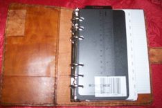 Custom Leather Pocket Day Planner With Personalization 2 small