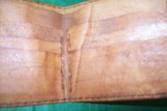 Custom Leather Basic Wallet With Bear And Lion Design 2 small