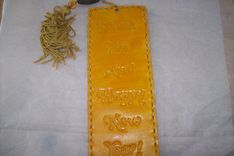 Custom Leather Bookmarks With Personal Message 2 small