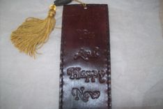 Custom Leather Bookmarks With Personal Message 3 small