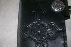 Leather Biker Wallet 2 small