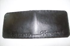 Man's Black Leather Wallet 1 small