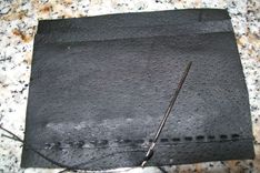 Man's Black Leather Wallet 5 small