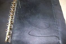Leather Day Planner 6 small