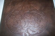 Custom Leather Portfolio With Sheridan Ornament 1 small