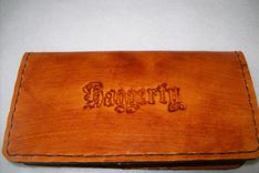 Custom Leather Checkbook Cover 1 small