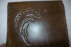 Custom Leather Moneyclip Wallet 1 small