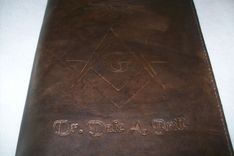 Leather Portfolio With Masonic Symbol And Personalization 1 small