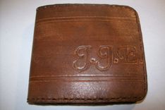 Custom Leather Trifold Deluxe Wallet With Personalization In Java Brown 1 small