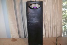 Custom Leather Wine Bag 2 small