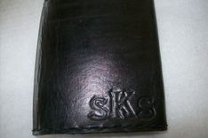 Custom Leather Key Holder With Personalization And In Chestnut Stain 2 small