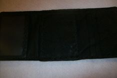 Leather Imperial Trifold Wallet With Alligator Design 2 small