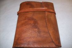 Leather Executive Planner With Flowers, Ladybug And Tie Closure 1 small
