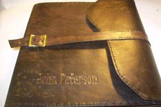 Custom Leather Binder 1 small