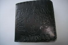 Bi-Fold Leather Black Wallet 1 small