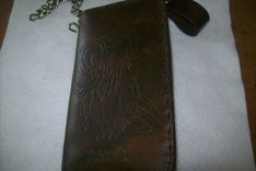 Custom Leather Biker Wallet 1 small
