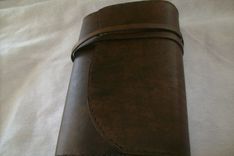 Custom Leather Journal With Scalloped Edge In Weathered Color 1 small
