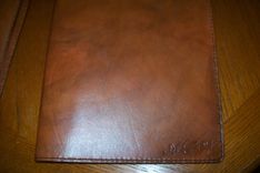 3-5 Custom Leather Binders 1 small