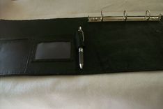 Leather Log Book Binder 2 small