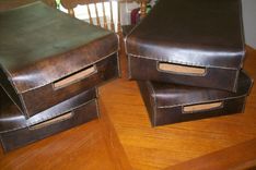 Leather Desk Trays 1 small