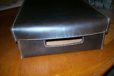 Leather Desk Trays 3 small