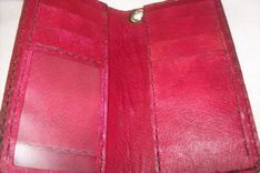 Custom Leather Biker Wallet With Texas Star 1 small