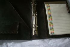 Custom Leather Planner 2 small
