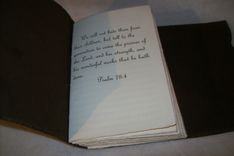 Custom Leather Portfolio And Journal 2 small